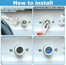 20Pcs Washing Machine Water Filter, Inlet Valve Filter Hose Washer with Screen Inline