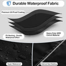 OutdoorLines Waterproof Outdoor Patio Heater Covers with Zipper and Storage Bag, Dust-proof UV-Resistant Windproof Propane Heavy Duty Heater Cover for Standing Heater, 1 Pack-89Hx33Dx19B inch Black