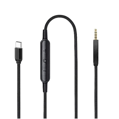 USB-C to 2.5mm Male Audio Cable Compatible with Bose QC25 QC35 QC35 II QC45 Headphones with Microphone