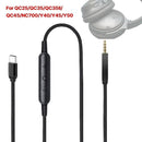USB-C to 2.5mm Male Audio Cable Compatible with Bose QC25 QC35 QC35 II QC45 Headphones with Microphone