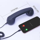 Compatible with iPhone Android USB-C Retro Telephone Handset Red