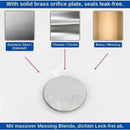 Universal Bathtub Stopper Ø70mm Adjustable Height Double Seal Chrome Brass Stainless Compatible with Most Sinks and Bathtubs