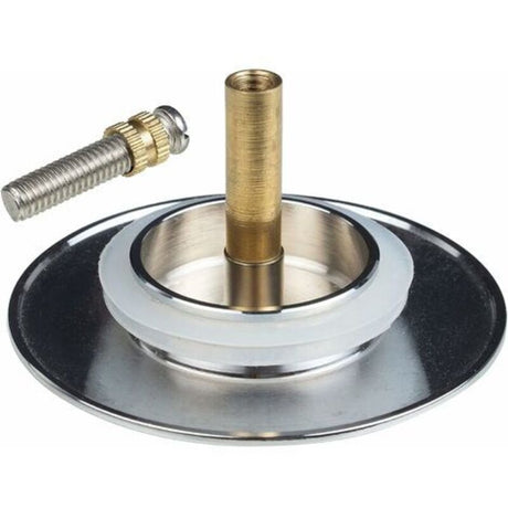 Universal Bathtub Stopper Ø70mm Adjustable Height Double Seal Chrome Brass Stainless Compatible with Most Sinks and Bathtubs
