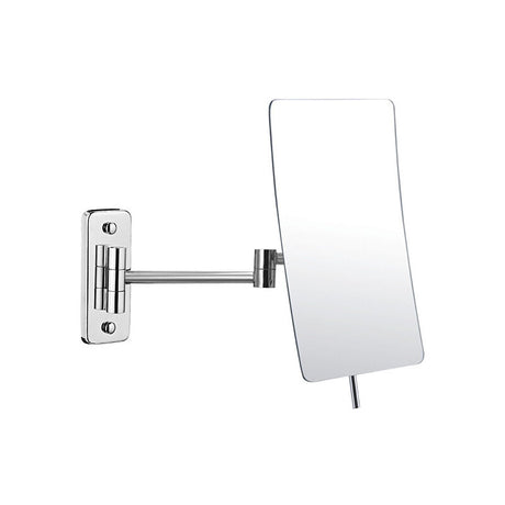 Foldable Rotating Magnifying Mirror 3X, 360-Degree Wall Mount with Compatible Drilling for Bathroom Makeup