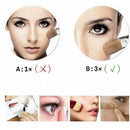 Foldable Rotating Magnifying Mirror 3X, 360-Degree Wall Mount with Compatible Drilling for Bathroom Makeup