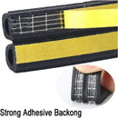 Black D-profile Weather Strip Seal 6M for Door Window Soundproof Weatherproof Strong Adhesion