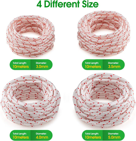 Husqvarna STIHL Craftsman 3.5 mm Replacement Starter Cord Pull Rope 10 Meter 10M
