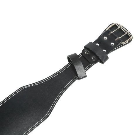 Weight Lifting Belt for Fitness Wide Support for Rowing Squats Deadlifts Black