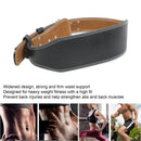 Weight Lifting Belt for Fitness Wide Support for Rowing Squats Deadlifts Black