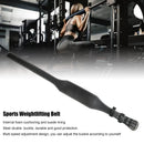 Weight Lifting Belt for Fitness Wide Support for Rowing Squats Deadlifts Black