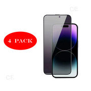 iPhone 16e Screen Protectors 4-Pack, Tempered Glass Privacy Anti-Spy Protection Film