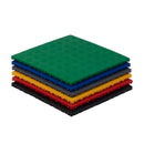 1.8 cm thick plastic interlocking floor tiles/grilles for car wash bays and car detailing shops - plastic divider mats - gray （1pc）