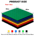 1.8 cm thick plastic interlocking floor tiles/grilles for car wash bays and car detailing shops - plastic divider mats - gray （1pc）