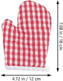 Children's Oven Mitts - Oven Mitts - Red Kitchen Mitts Oven Mitts Heat Resistant Cooking Baking Microwave - Kitchen