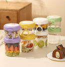 Yogurt Cup to Go - 880 mL - Muesli Cup - Oats Pots - Soup Cup - Lunch Cup - Lunch Pot - Leak-Proof - Insulated - with Spoon - Dishwasher Safe - White