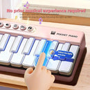Mini Keyboard Piano - Piano for Kids - Toys for Children - Educational Toys - Portable Pocket Piano - Pink