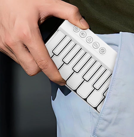 Mini Keyboard Piano - Piano for Kids - Toys for Children - Educational Toys - Portable Pocket Piano - Pink