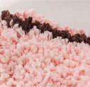 Thick and soft pink bath mat with pig motif - bath mat - bathroom showroom - non-slip bath mat - play mat - home decoration - indoor mat (sleeping pig)