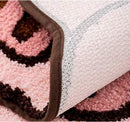 Thick and soft pink bath mat with pig motif - bath mat - bathroom showroom - non-slip bath mat - play mat - home decoration - indoor mat (sleeping pig)