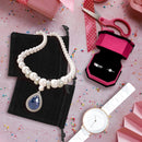 10-pack jewelry pouches - velvet - drawstring gift bags - drawstring bags - 9 cm x 7 cm