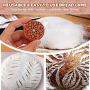 Portable Round Bread Slicer, Bread Trimmer, Slicer, Baking Accessory with 5 Blades