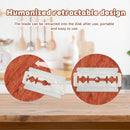 Portable Round Bread Slicer, Bread Trimmer, Slicer, Baking Accessory with 5 Blades