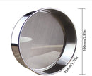 Stainless Steel Flour Sieve - Fine Sieve - Suitable for Flour, Rice, Grains - 15*4.5cm - 60 Mesh Fine Sieve - Baking Tools - Round Flour Sieve