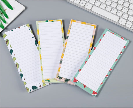 Sticky Notes - 4-pack - Magnetic Sticky Notes - Magnetic Message Board - Fridge Magnets - Removable Fridge Magnets - Magnetic Notebook for Fridge