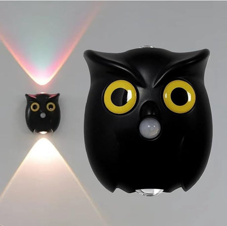 Night Light - Mood Lamp - LED Lighting - Night Lamp - LED Cabinet Light and Stair Light with Sensor - Two-tone - USB Rechargeable Night Light - Magnetic Mounting - For Children's Room, Bedroom, Hallway or Corridor, etc. (Black)