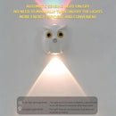 Night Light - Mood Lamp - LED Lighting - Night Lamp - LED Cabinet Light and Stair Light with Sensor - Two-tone - USB Rechargeable Night Light - Magnetic Mounting - For Children's Room, Bedroom, Hallway or Corridor, etc. (Black)