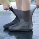 Overshoes - 1 Pair - Waterproof Silicone Overshoes - Reusable, Non-slip, Suitable for Outdoor Activities (Black - Size L)