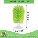 Turtle Shell Brush - Turtle Shell Brush - Turtle Shell Exfoliating Brush - With Suction Cup - Turtle Shell Cleaning Brush