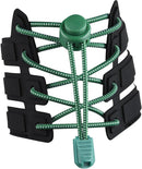 Sneaker Laces 120CM suitable for Sneakers - Elastic laces without a knot - Suitable for students and adults - With strong buckle and quick-release function (Green)
