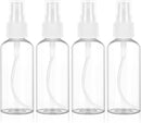 Spray Bottles (4-pack) - Refillable Plastic Spray Bottles - 50ml Spray Bottles - Empty Aerosol Cans - For Essential Oils, Cleaning, Perfume
