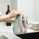 Tablecloth - Children's Towels - Mixed Colors - Super Absorbent - Kitchen Towels - Cotton Cleaning Cloths - 8 Pack (30 cm x 30 cm)