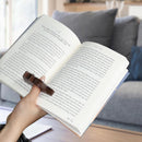 Book Binder - Cat-shaped book binder - Smooth walnut bookshelf - Thumb-shaped book binder - Reading aid - Ideal gift and reading accessory for book lovers - Gift for book lovers and literature enthusiasts (S)