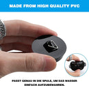 2-Pack Drain Plug - Sink Plug - Bath Plug for Home - Universal Plug Set - Diameter 42-45 mm - For Sinks - Kitchen Sink Plug Chain - Black