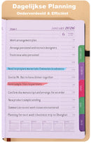 2026 Daily Planner – 2026 Adult Agenda – 1 Day on 1 Page – 365 Day Planner & Notebook – 14.0*20.8cm – Black