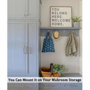 Double Hook - Chrome Double Coated Hook - Clothes - Bathrobe - Towel - Bathroom Bedroom Door Wall 6 Pieces