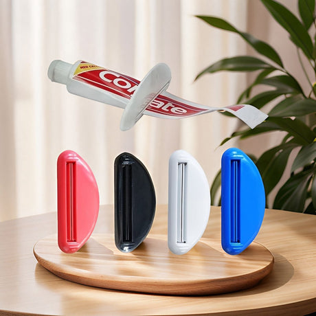 4-pack - Toothpaste tube squeezer - Dispenser - Toothpaste roller holder - Essential gadget for lazy people