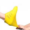 Overshoes - 1 Pair - Waterproof Silicone Overshoes - Reusable, Non-slip, Suitable for Outdoor Activities (Black - Size M)