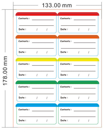 Frozen Food Labels - Writable Frozen Food Labels - Best Before Date Labels - Food Labels - Date Labels - 30 Images