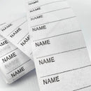 200 pcs iron-on name labels with pen - washable labels - woven labels for clothing, school uniforms, bags, towels, hats, gloves, scarves