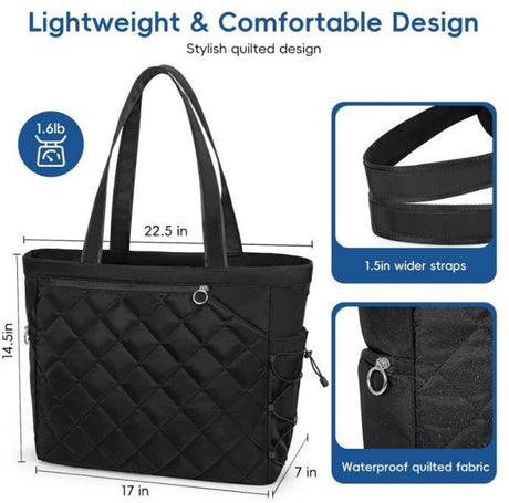 Backpack - Tennis Bag - Handbag - Sports Bag - Waterproof Racket Bag - Suitable for multiple rackets with shoe compartment - Beige