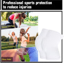 Elbow Pads - 1 Pair Arm Support Fitness Arm Knee Pads - Breathable Anti-Impact Sponge Elbow Pads - Suitable for Basketball, Football, Tandem Elbow Pads, Volleyball, White