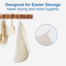 3-Piece - Exfoliating Towel - Exfoliating Towel for Body and Face - Bath Towel - Double-Sided Exfoliating Bath Towel - Facial Washcloth - Nylon - Scrub Towel