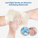 3-Piece - Exfoliating Towel - Exfoliating Towel for Body and Face - Bath Towel - Double-Sided Exfoliating Bath Towel - Facial Washcloth - Nylon - Scrub Towel