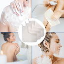 3-Piece - Exfoliating Towel - Exfoliating Towel for Body and Face - Bath Towel - Double-Sided Exfoliating Bath Towel - Facial Washcloth - Nylon - Scrub Towel