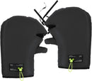 Cycling Gloves - Extra Padded Cycling Gloves - Warm Gloves - Cycling Gloves - Scooter Gloves - Hand Warmers - Cycling Accessories - With Reflective Strips - Winter - Windproof - Waterproof （Black）