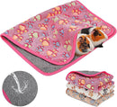 Pet Blankets - Washable 3-Pack Pet Cage Blankets - For Small Animals